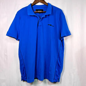 Ferrari 488 Spider Official Product Promo Polo Shirt Mens 3XL Blue